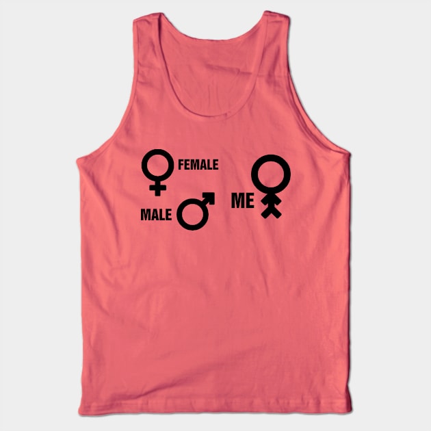 malefemaleme Tank Top by conquart